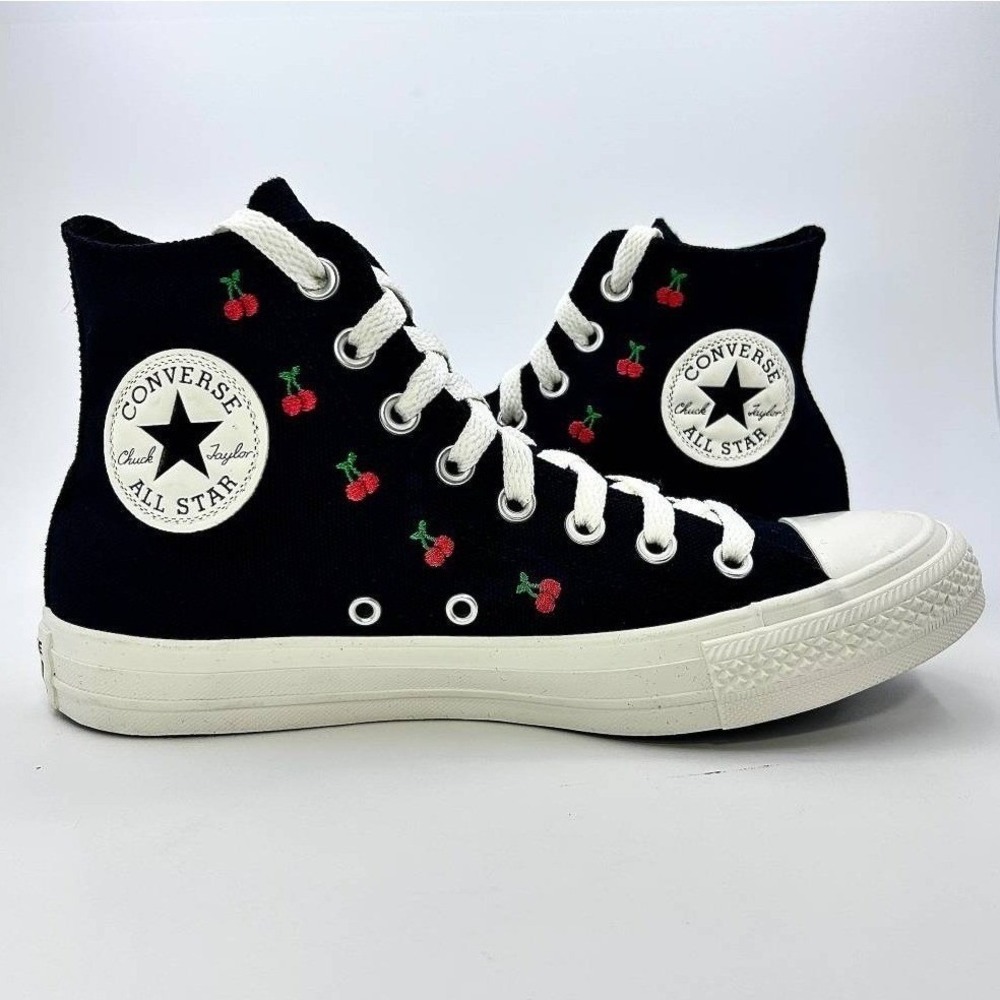 Converse A08142F Chuck Taylor All Star Black Cherry High Top Sneakers Womens 8.5